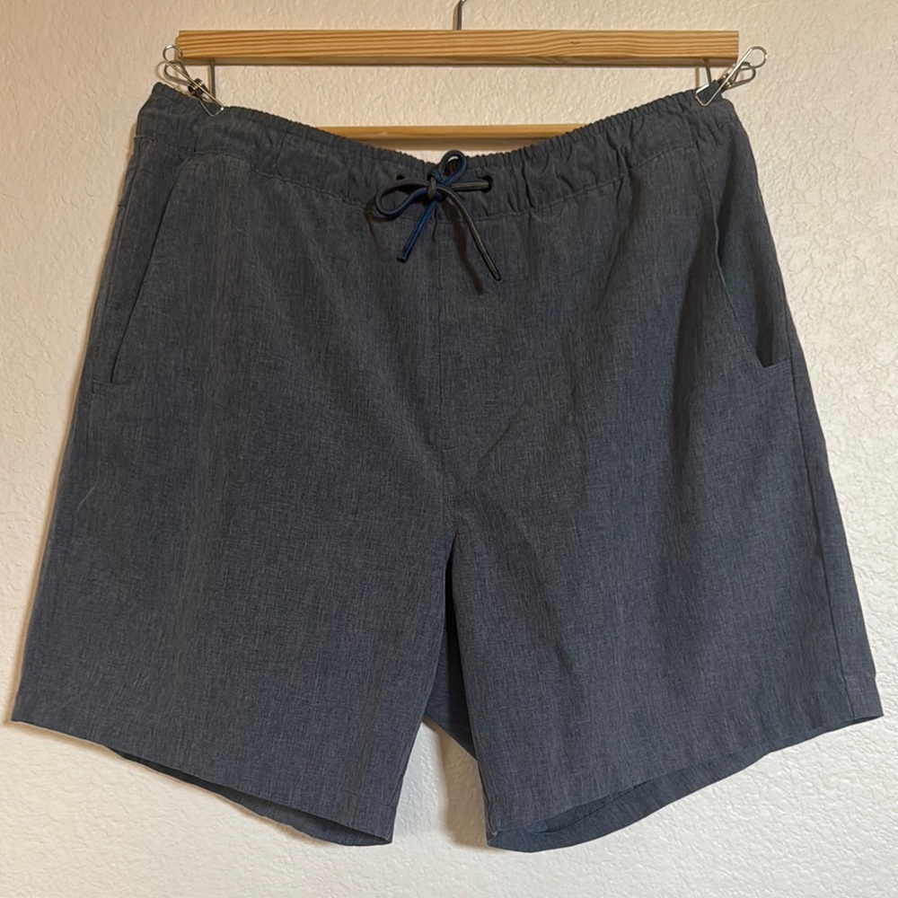 Gray Casual Shorts